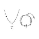 Комплект Lava Cross (Браслет + Ожерелье)