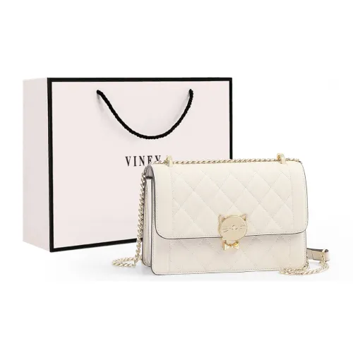 VINEY Сумка через плечо из коровьей кожи маленькая сумка на плечо женская цвет экрю