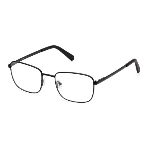 GUESS Металл Квадратные Оправы для очков Мужские Черные