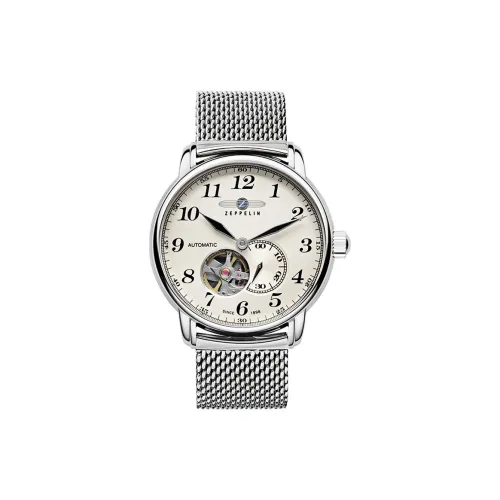ZEPPELIN Автоматический Механический Часы Мужские из Коллекции Piaget 40 мм Белые