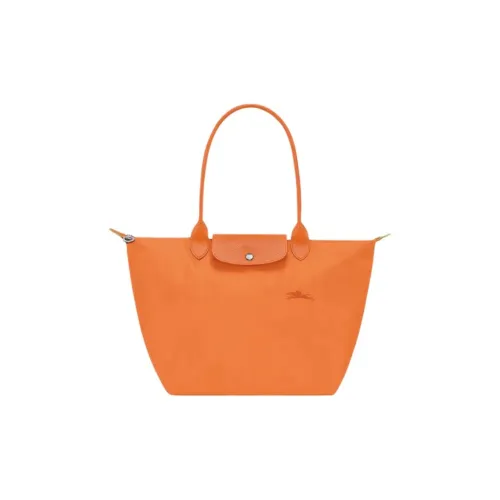 LONGCHAMP Переработанный полиамид Холщовая сумка сумка-пельмени сумка сумка через плечо женская апельсин