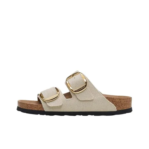 Birkenstock Arizona Slip Resistant Abrasion Resistant Слипоны Женские Яично-белый