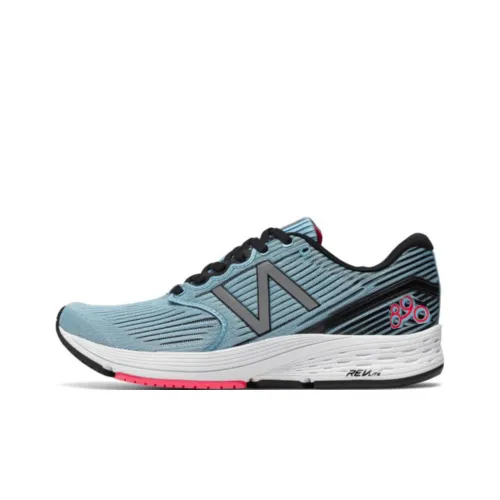 New Balance NB 890 Устойчивый к истиранию Дышащая Низкая Обувь для спорта Женская Синяя
