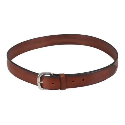 ORCIANI Логотип бренда Кожаные ремни Мужской Коричневый