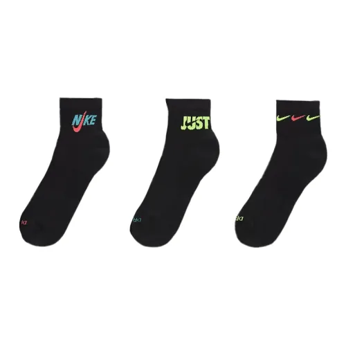 Nike Повседневные носки Plus низкие унисекс 3 упаковки черный