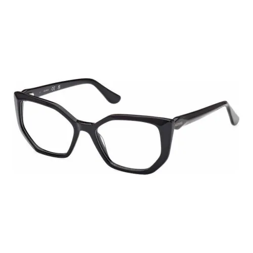 GUESS Пластик Нерегулярная форма Оправы для очков Женские Черный
