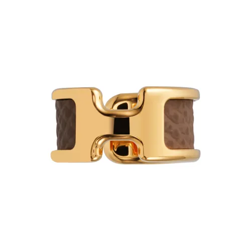 HERMES Металлические серьги Clip ON золотые женские