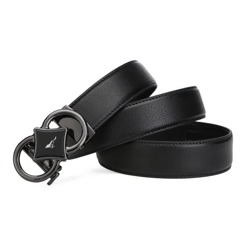 SEPTWOLVES Автоматическая застежка корейский стиль юность бизнес кожа ремни мужской черный ширина 3,5 см