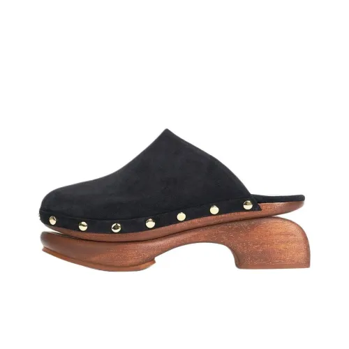 Staud Домашние тапочки 7,5 см Женские Черные