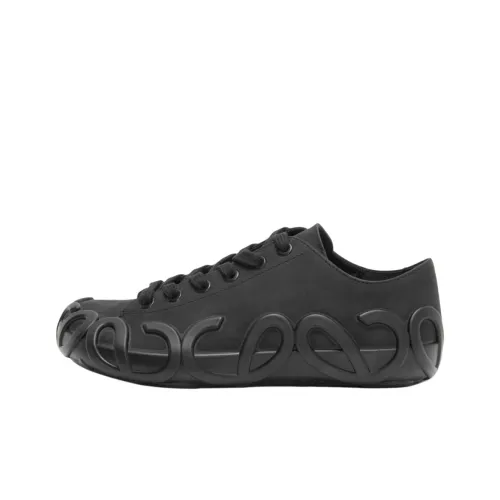 LOEWE Step Stitch Casual Low Top Black Women's