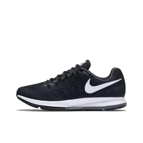Nike Air Zoom Pegasus 33 Беговые кроссовки Низкий Топ Черный Женский