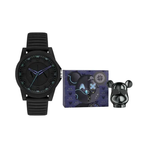 ARMANI EXCHANGE Кварцевый механизм Мужские часы 44mm*44mm*7mm Черный