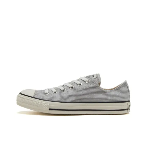 Converse Chuck Taylor All Star Washed Corduroy Bull Gray Low-Top Canvas Shoes Unisex Japan Version Конверс Чук Тейлор Ол Стар Вошедший Вельвет Булл Серый Низкие Кеды Унисекс Японская Версия