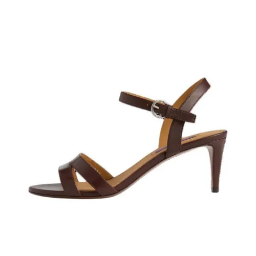 Ralph Lauren Collection Lauray One Ремень Сандалии 6 см Женские Коричневый