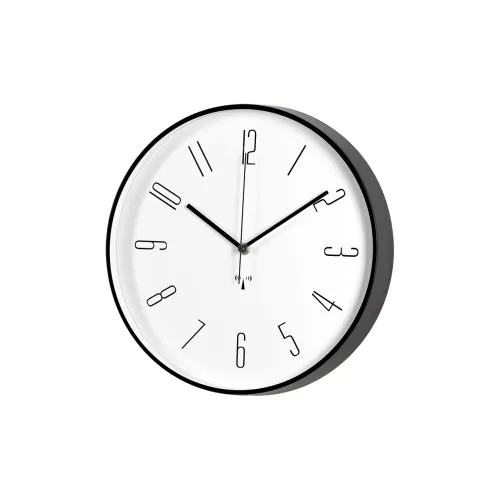 HENSE Радиоконтролируемый механизм Металл Стена Часы Унисекс Белый HW260