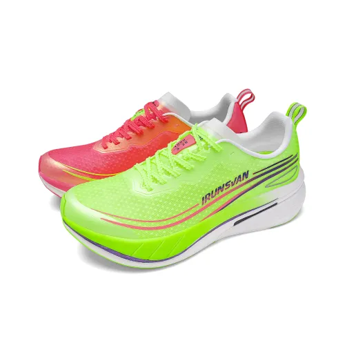 IRUNSVAN Низкий топ беговые кроссовки унисекс Призрачный Лес Пламя