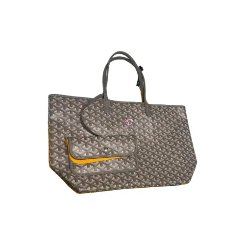GOYARD Холст и кожа Тоут Сумка Сумка для покупок Маленькая унисекс хаки