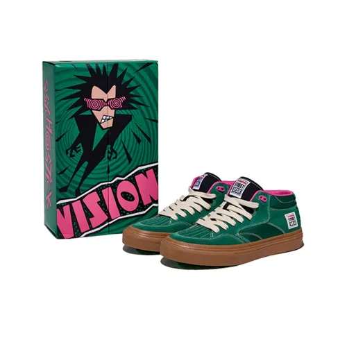 Vision Street Wear Concave Скейтборд Кроссовки MID Топ Лесной Зеленый Унисекс