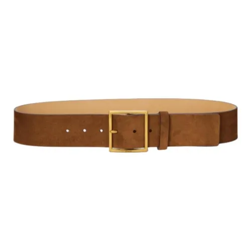 Polo Ralph Lauren Логотип бренда Коровья кожа Ремни Унисекс Корица Ширина 5 см