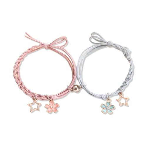 WANLIACC Сплав Персик Blossom Звезды Браслет Унисекс