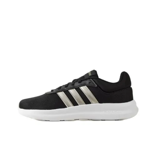 Adidas LITE RACER 4,0 Slip-Resistant Abrasion-Resistant Low Top Casual Running Shoes Women's Black White