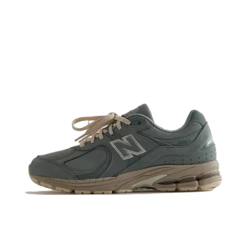 KITH Collaboration x New Balance NB 2002R Low Топ Повседневные Беговые Кроссовки Мужские Серый Зеленый