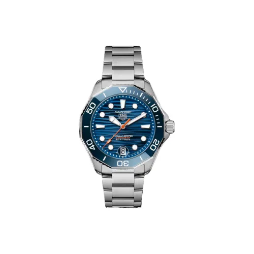 TAG HEUER Автоматический Механический Механизм Мужские Часы 42 мм Синий