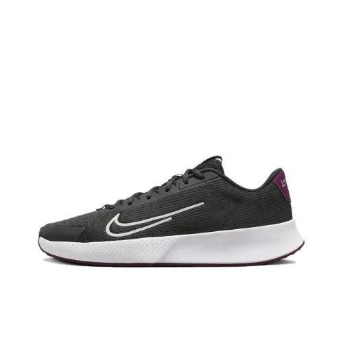 Nike Court Vapor Lite 2 Устойчивые к истиранию Низкие Кроссовки для тенниса Мужские Черные