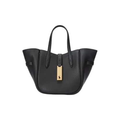 Polo Ralph Lauren Polo ID Коровья кожа Сумка Маленькая Женская Черная