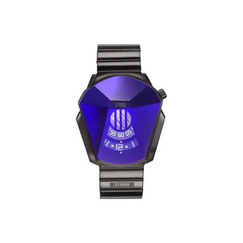 STORM DARTH Collection Кварцевые мужские часы механизм ремешок из нержавеющей стали синий циферблат