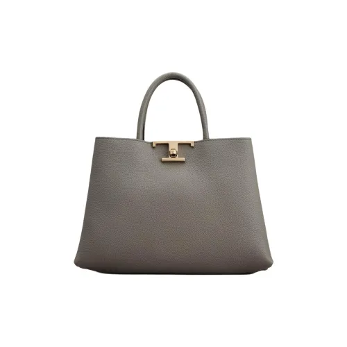 TOD'S Вечный Коровья кожа Сумка через плечо Сумка Маленькая Женская Серого цвета