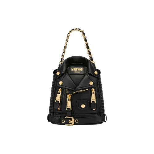 MOSCHINO Sheepskin Backpack Mini Women's Black