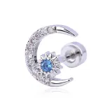 Серьги-звезды "Луна"