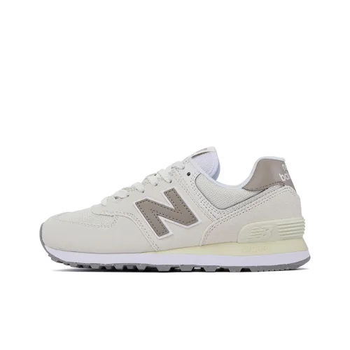 New Balance NB 574 Low Топ Беговые кроссовки Унисекс Экрю