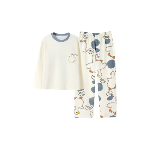 CAIHENGTONG Пижамный комплект Женские Карман Утка