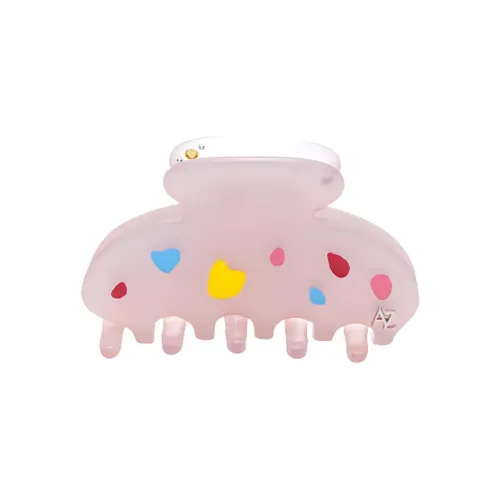 Alexandre Zouari Acetic ACID Fiber Plastic Artificial Crystal Enamel Заколки для волос Женские Pink