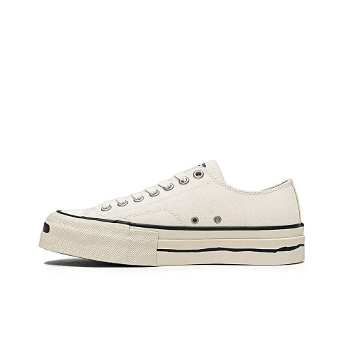 TC TCMADE 015 Противоскользящие устойчивые к истиранию низкие топовые кеды унисекс белые