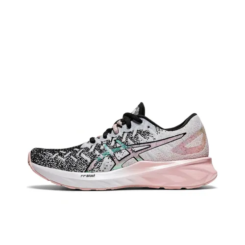 Asics Dynablast Low Топ Устойчивый к истиранию Тренировки Женские Черный Розовый