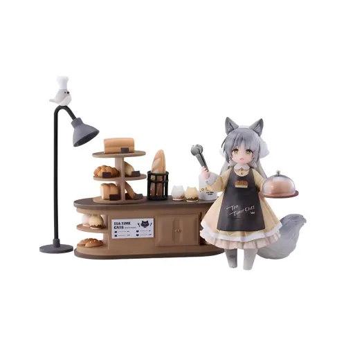 RIBOSE Чайная вечеринка Кошки RIBOSE Meow Town Bakery Фигурки в стиле Chibi 12 см