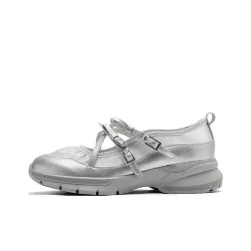 AGSDON Платформа Туфли Мэри Джейн 4CM Женские