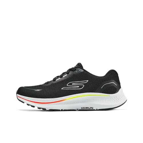 Skechers Go Run Consistent 2,0 Устойчивые к истиранию Низкие Кроссовки для тренировок Мужские Черно-белые