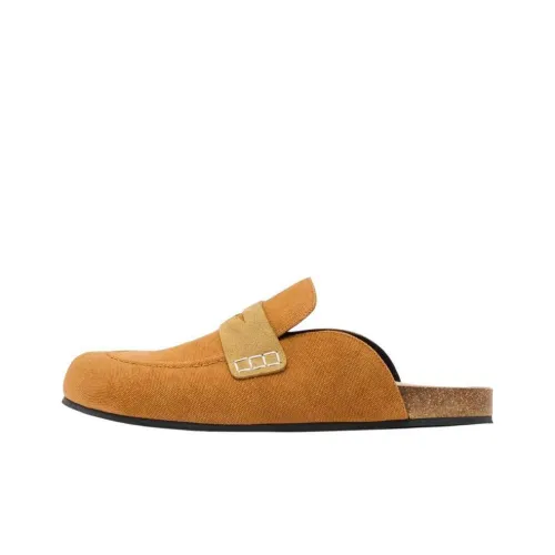 JW Anderson Домашние тапочки Мужские Желтые