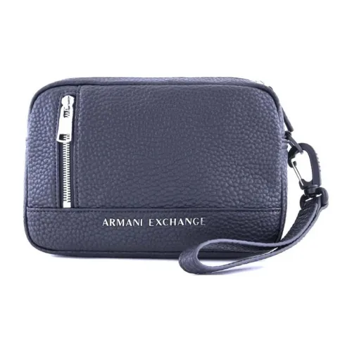 ARMANI EXCHANGEAE Искусственная кожа Косметичка Мужская Морской синий