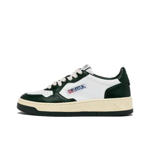 AUTRY Medalist противоскользящие устойчивые к истиранию низкие топ кеды для скейтбординга Женские Белые Зеленые