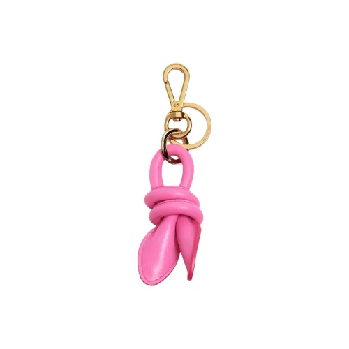Jacquemus Металл Телячья кожа Keychains Женские Розовый