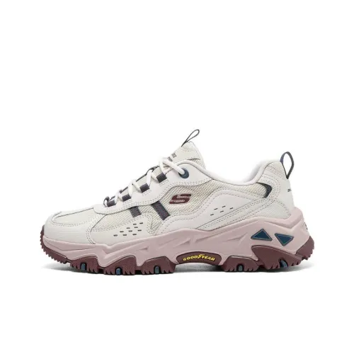 Skechers Повседневные Низкие Кеды Серый Коричневый Женские