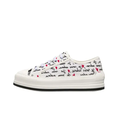 DIOR Walk'n'Dior Low-Top Canvas Shoes Women's