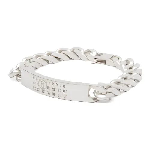 MM6 MAISON MARGIELA Браслеты из латани Женские Серебряные