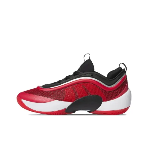 Adidas Shock Absorbers Slip-Resistant Abrasion-Resistant Low-Top Баскетбольные кроссовки Мужские Red