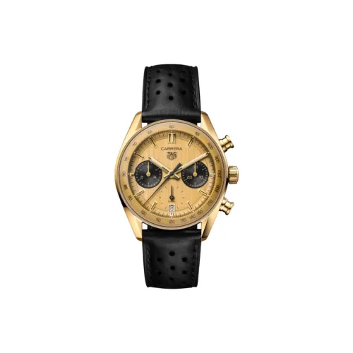 TAG HEUER Автоматический Механический Movement Унисекс Часы 39 мм Золотые